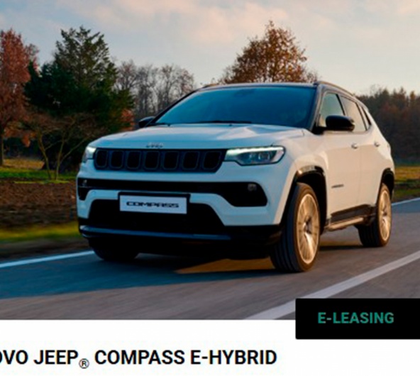 NOVO JEEP® COMPASS E-HYBRID DESDE 490€/MÊS NOVO JEEP® COMPASS E-HYBRID DESDE 490€/MÊS