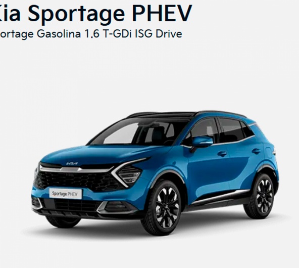 KIA SPORTAGE PHEV chave-na-m�o desde 34.990� +IVA  Exclusivo empresas*