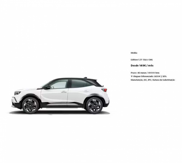 Renting - Mokka Edition 1.2T 136cv CM6 Desde 149� / m�s