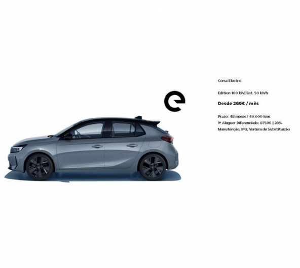 Renting - Corsa Electric Edition 100 kW| Bat. 50 kWh Desde 269� / m�s
