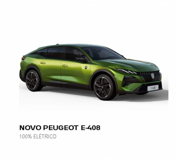 NOVO PEUGEOT E-408 100% EL�TRICO  A partir de 37.695� por 375�/m�s*