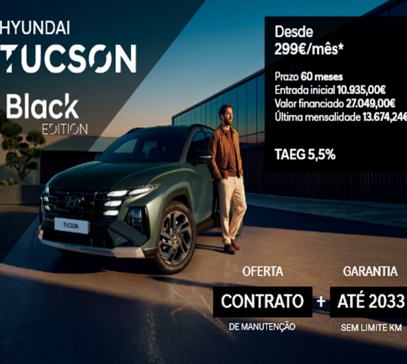 HYUNDAI TUCSON BLACK EDITION DESDE 299�/M�S*